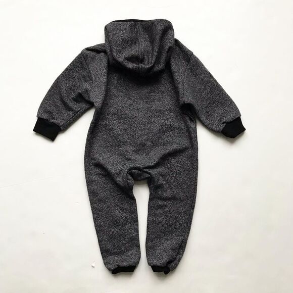 Polar Piece gray hooded jumpsuit EUC L(12-18 months) - Picture 5 of 5